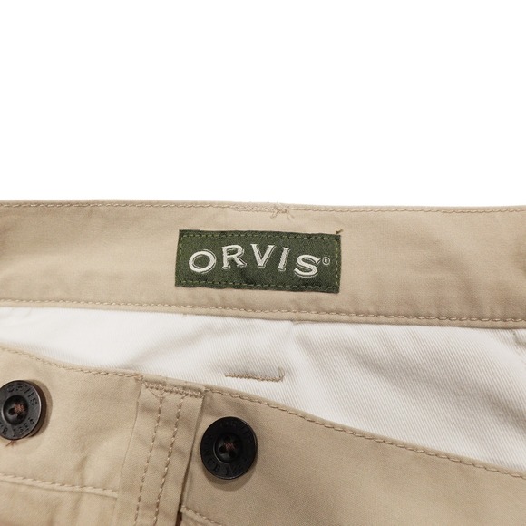 ORVIS Men's Size 44x29 Khaki Missouri Breaks Field Outdoor Hunting Briar Pants - Picture 2 of 8